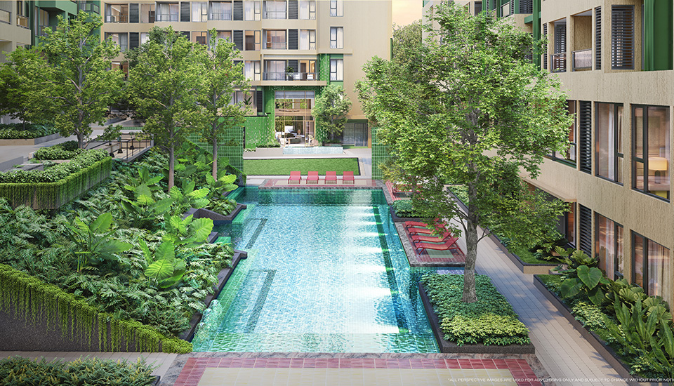 Off-plan two bedrooms luxury condos for sale 250 m from the beach in Hua Hin