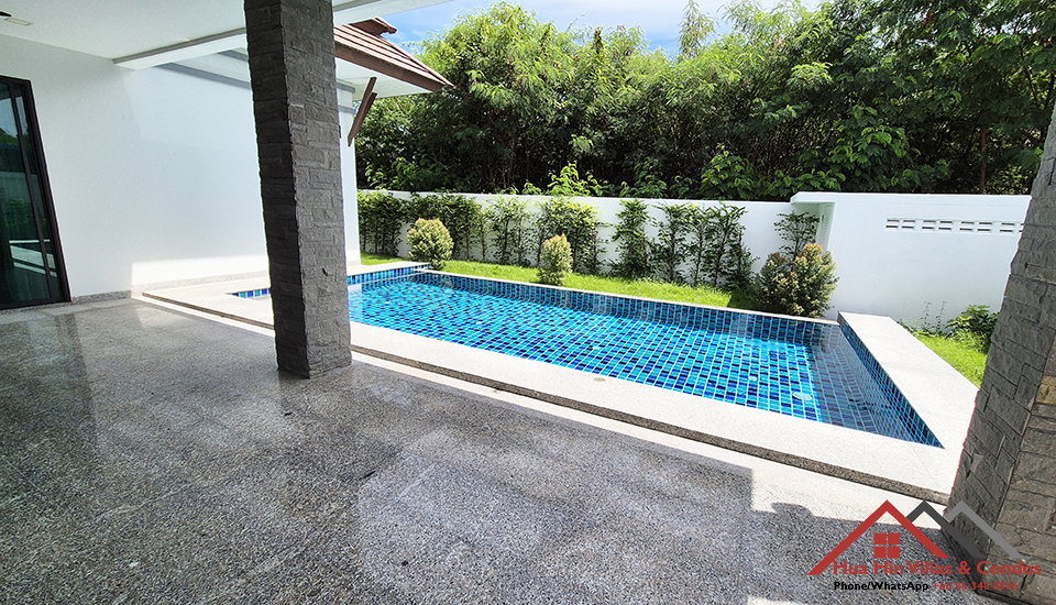 Key-ready three bedrooms pool villa for sale in Plumeria Hua Hin